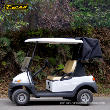 Excar mini golf car with golf bag cover
